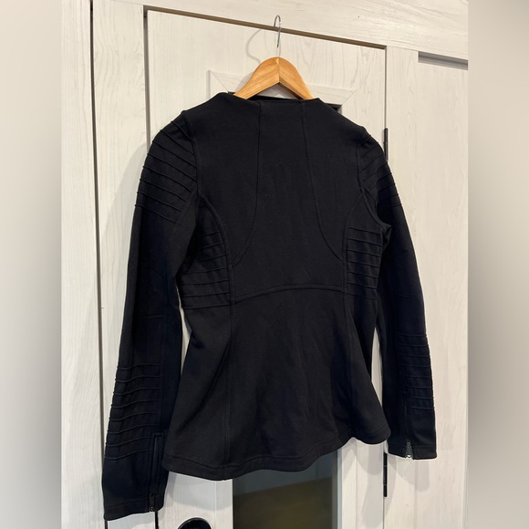 Athleta Black Moto Jacket | Women’s XS - Picture 6 of 10